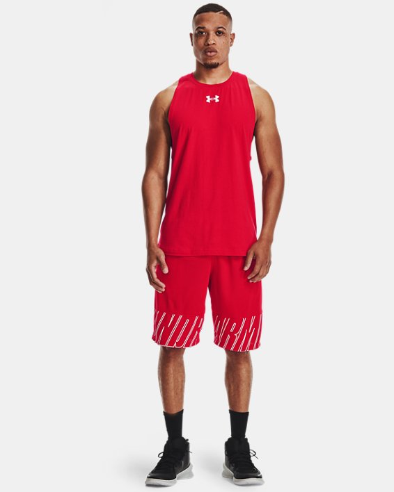 Men's UA Zone Tank in Red image number 2